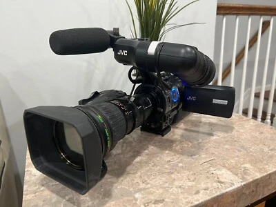 JVC GY-HM750 ProHD  Shoulder Solid State Camcorder with Fujinon HTs 18x HD Lens - Image 1 of 4