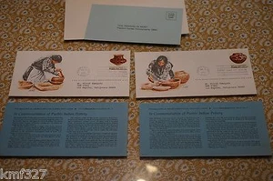 Set of 4 April 13th, 1977 Commemorating "Pueblo Indian Pottery" First Day Issue - Picture 1 of 11