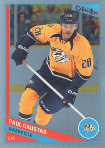 2013-14 (PREDATORS) O-Pee-Chee Rainbow #54 Paul Gaustad