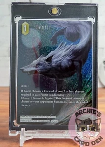 Final Fantasy TCG Fenrir (arte completo) - Lámina Dawn of Heroes 20-081H CASI COMO NUEVA - Imagen 1 de 3