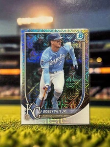 2025 BOWMAN MEGA BOX - Bobby Witt Jr. #7 - Mojo Chrome Refractor - Picture 1 of 2