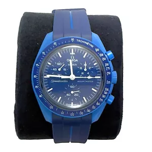 Watch Strap for Swatch MoonSwatch Mission to Neptune - Blue - Picture 1 of 5