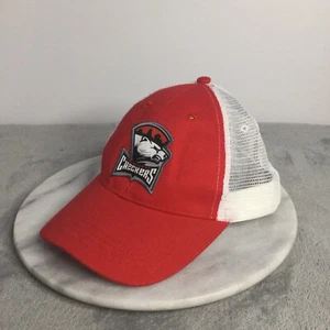 Charlotte Checkers Hockey Hat Bear Logo 2-Tone Mesh Snap Back Adjustable Dad Cap - Picture 1 of 5