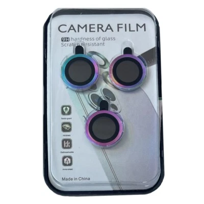 For iPhone 16 Pro / 16 Pro Max Camera Lens Cover Protector 9H Hardness Colorful - Image 1 of 4