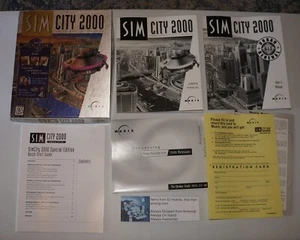 SimCity 2000 Special Edition (PC, 1996) DOS WIN 3.1/95 CD-ROM with Box Books CIB - Picture 1 of 6