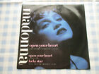 MADONNA OPEN YOUR HEART ORIGINAL 1986 SIRE RECORDS UK 3 TRACK 12" VINLY SINGLE