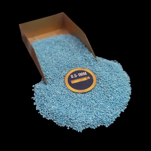 Turquoise Treated gemstone crushed Coarse 0.5-1mm Gemstone For Jewelry Making - Picture 1 of 6