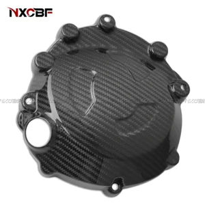 For 2009-2014 BMW S1000RR 100% Carbon Fiber Right Side Engine Clutch Case Cover - Picture 1 of 7
