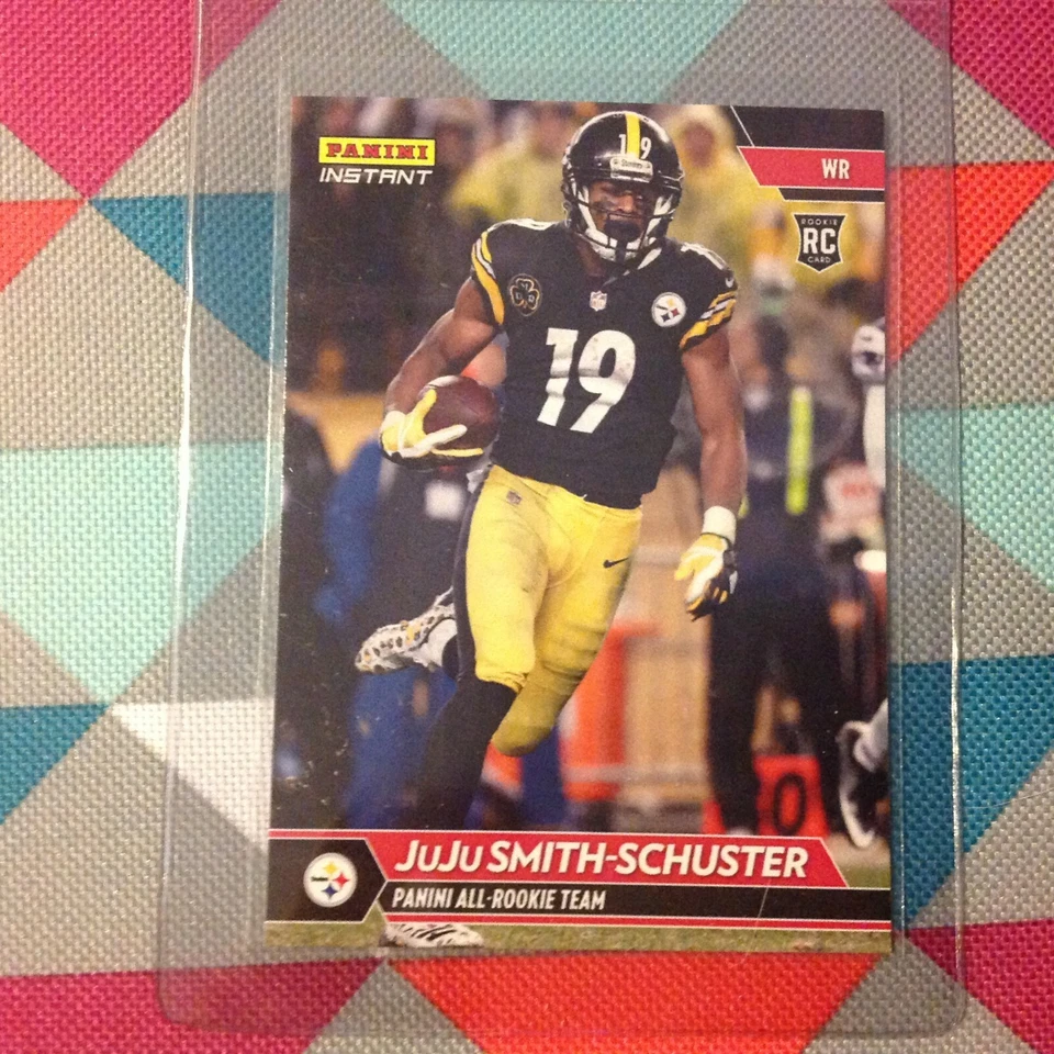 Juju Smith Schuster #5 Steelers RC 1 of 300 Made 2017 Panini Instant All-Rookie - Image 1 of 2