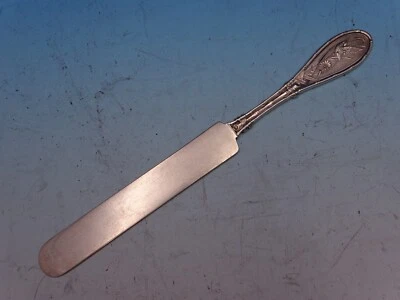 Japanese by Whiting Sterling Silver Luncheon Knife Flat Handle AS 8" Rare - Image 1 of 4