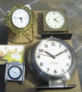 VTG Semca, Brighton, Globe, & Westclox 4 Non-Running Collection - Picture 1 of 2