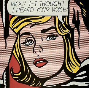 Roy Lichtenstein, Vicki!I-I Thought I Heard Your Voice!, Plate Signed Lithograph - Picture 1 of 9
