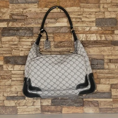 Bolso de mano Ralph Lauren de cuero y lona Foto 1 de 4