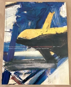 Willem de Kooning Galerie Ausstellung Anzeige 2004 Vintage Kunstschau mgzne Druck Garten - Bild 1 von 1