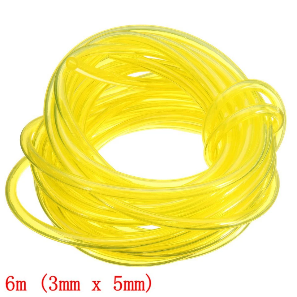 20FT 6m I.D 1/8" O.D 3/16''/ 3mm x 5mm For Tygon Petrol Fuel Gas Line Pipe Hose - Image 1 of 4