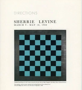 Directions: Sherrie Levine Mar 09–May 30, 1988 Hirschhorn Museum - Picture 1 of 6