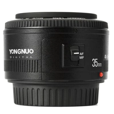 Yongnuo YN 35mm F2 Full-frame Lens Auto Focus for Canon EOS 5D S R 6 7 80D - Image 1 of 4