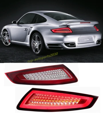 Conjunto de lámpara trasera lente LED roja señal dinámica 2005-2008 para Porsche 911 997.1 Foto 1 de 4