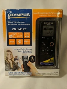 Olympus Digital Voice Recorder VN-541PC 1570 Hours Record Time 4 GB PC Link - Picture 1 of 3