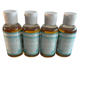 Dr Bronner's Pure Castile Soap 2oz Baby Mild Concentrated Organic 4 Pack - Picture 1 of 5