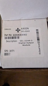 SCHWEITZER ENGINEERING AXION SEL-2244-3 MODULO DI USCITA DIGITALE PER SEL-2240 - Foto 1 di 1