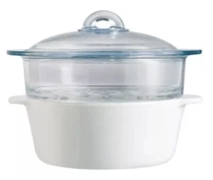 Pyrex Pyroflam Steamer Set 2L 20cm Japan - Picture 1 of 2