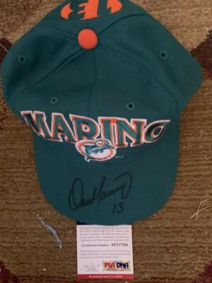 Dan Marino Baseball Cap Hat Signed Autograph Auto PSA/DNA NFL Miami Dolphins - Image 1 of 4