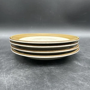 Premiere DuraStone P9205 Spice Retro Saucer Set Of 4 Japan oven to table MCM - Picture 1 of 7