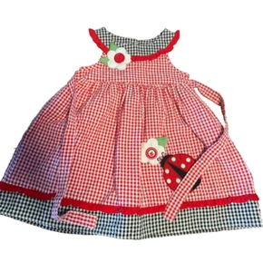 Vestito Goodlad bambina lady bug taglia 12 mos - Foto 1 di 5