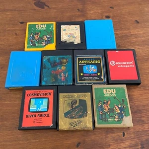 Lot of 10 Atari 2600 Argentina Rare cartridges - Picture 1 of 6