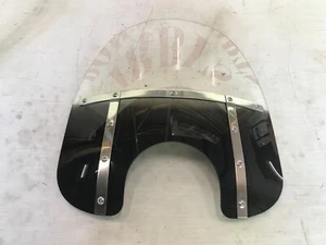 B3O Memphis Shades Fats Windshield 7inch Cutout 17" Gradient Black MEM3211 - Picture 1 of 11