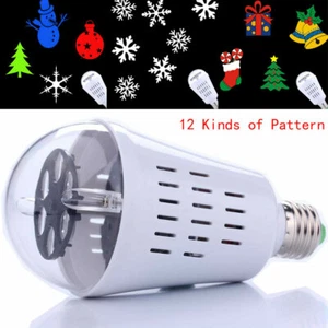 E27 E26 LED Projector Rotating Stage Bulb Crystal Ball Light Disco Party DJ Lamp - Picture 1 of 18