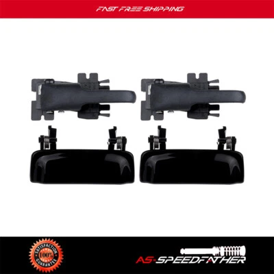 2 manijas de puerta interiores 2 exteriores izquierda derecha para Ford Explorer Sport Trac 2002-03 Foto 1 de 4