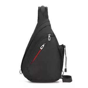 Men's Sling Pack Waterproof Lightweight Travel Crossbody Bag for Hiking Gym - Picture 1 of 13
