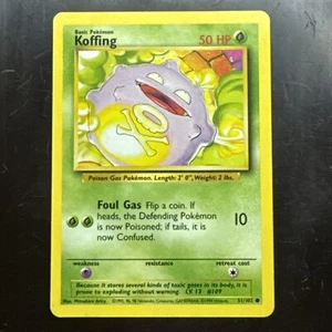 Pokemon Koffing - 51/102 - Base Set - Picture 1 of 3