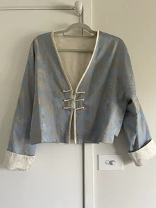 Chinese Cropped Blazer Hanfu Jacket - Size Medium To Large - Bild 1 von 6
