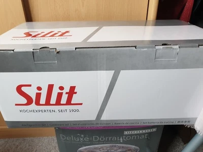 Silit Edelstahl Topf-Set Toskana 4-tlg. Schüttrand Glasdeckel teilmattiert neu - Bild 1 von 2