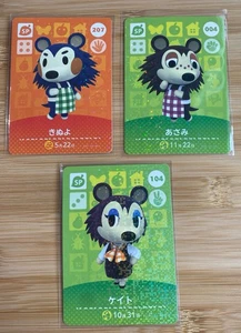 Menge 3 Able Schwestern Animal Crossing Amiibo Karten Japanisch Mabel Zobel Etikett - Bild 1 von 2