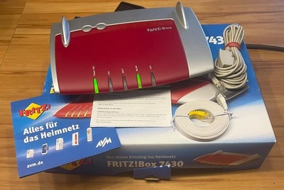 Fritzbox 7430 YH - Wlan Router - Mit Zubehör & OVP - Bild 1 von 4