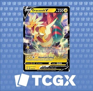 Pokemon - Dracozolt V - 058/203 - SWSH07: Evolving Skies - Holo - Ultra Rare NM - Bild 1 von 1