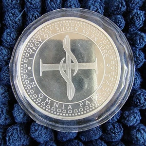 Scottsdale Mint - 1 Troy oz. .999 Silver Round - Crowned Lion in Sealed Package - Picture 1 of 6