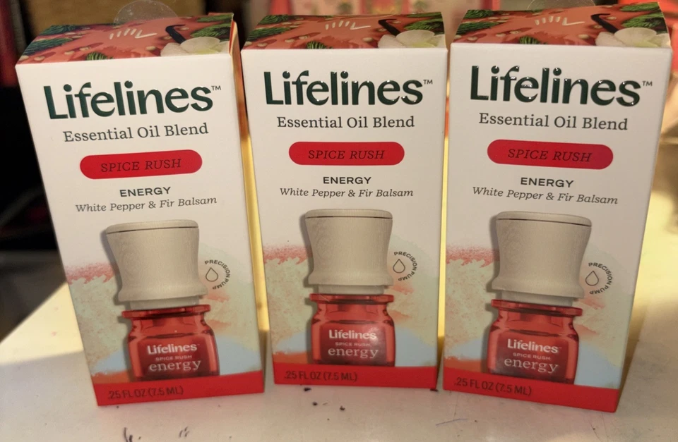Lote de 3 Lifelines Mezcla de Aceites Esenciales Focus - Energía - Nuevo en Caja  Foto 1 de 1