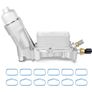 926-959 Oil Cooler Engine Oil Filter Housing Assembly Full Aluminum for Jeep ... - Picture 1 of 8