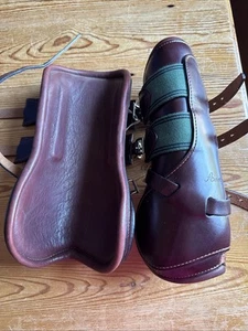 Amerigo Brown Leather Cob/Medium Tendon Boots - Picture 1 of 8