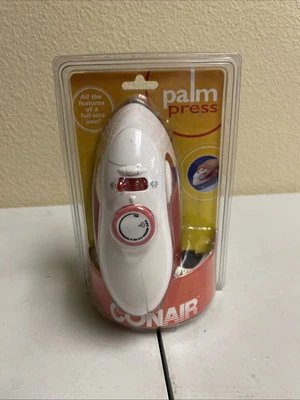 全新 Conair Palm Press 小巧型蒸汽旅行服 铁杆 DPP300TCS 全新带盒 - B29 — 第 1/4 张图片