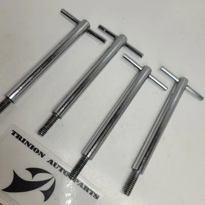 Vintage Valve Covers Mounting 5" T Bolts Screws Chrome Set of 4 - Picture 1 of 6