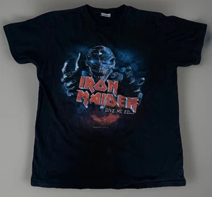 Iron Maiden Give Me Ed Til Im Dead 2003 Vintage Band T Shirt Large - Picture 1 of 6