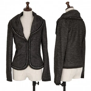 HIROKO BIS Piping Stitched Shawl-collar Jacket Size 9(K-116950) - Picture 1 of 12