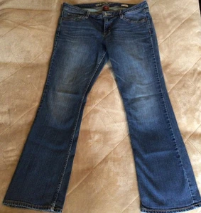 Arizona Damen blau Denim Boot Cut Jeans Größe 11 kurz - Bild 1 von 4