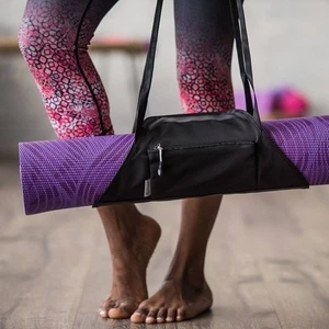 Gaiam On-The-Go Tappetino Yoga Imbracatura Nero - Foto 1 di 12